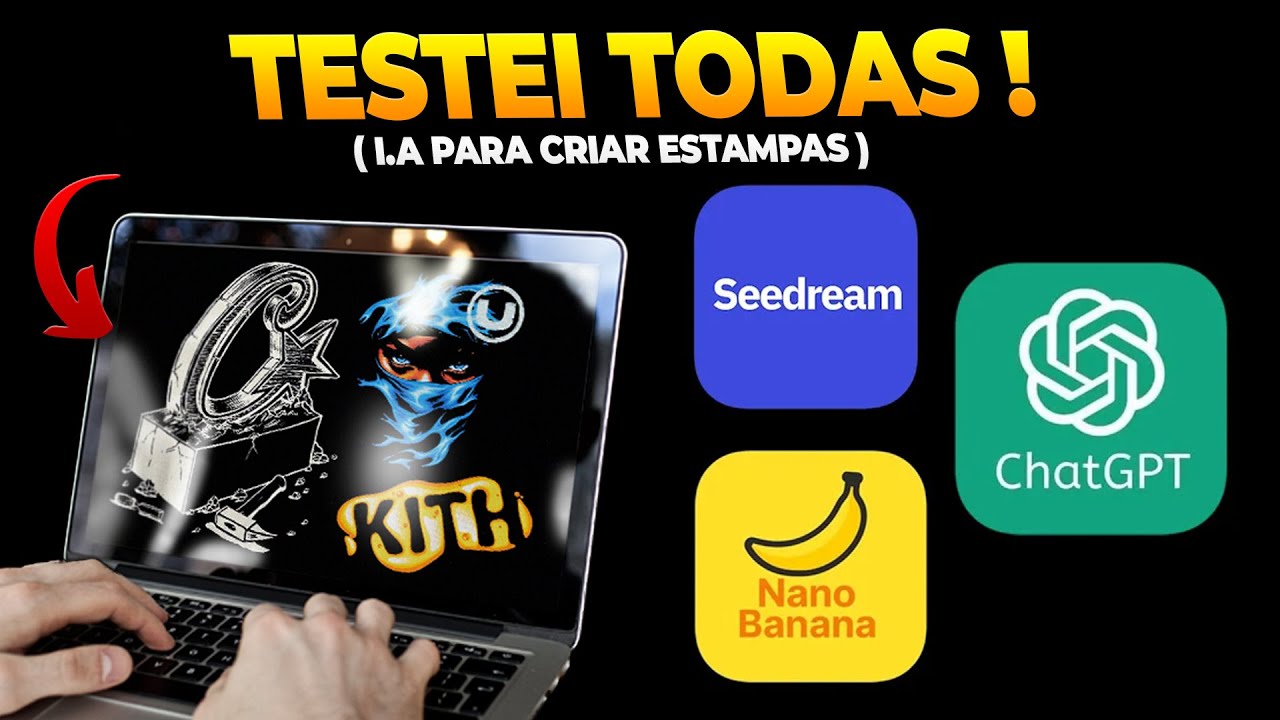 QUAL MELHOR IA PARA CRIAR ESTAMPA? (TESTEI TODAS)