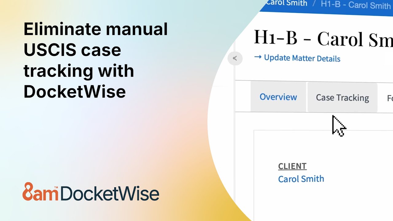 Eliminate Manual USCIS Case Tracking with DocketWise