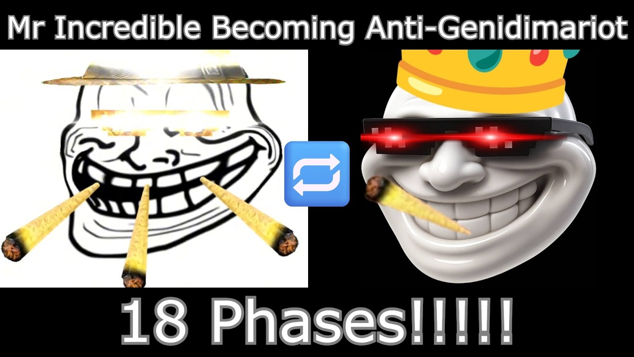 Mr Incredible Becoming Genius Opposite -x4 18 Phases!!!!!
