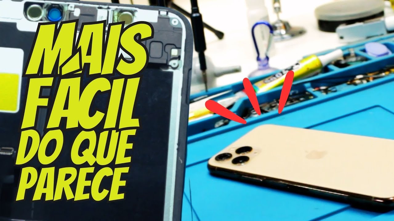 IPHONE 11 PRO, COMO TROCAR TELA DISPLAY COMPLETO!