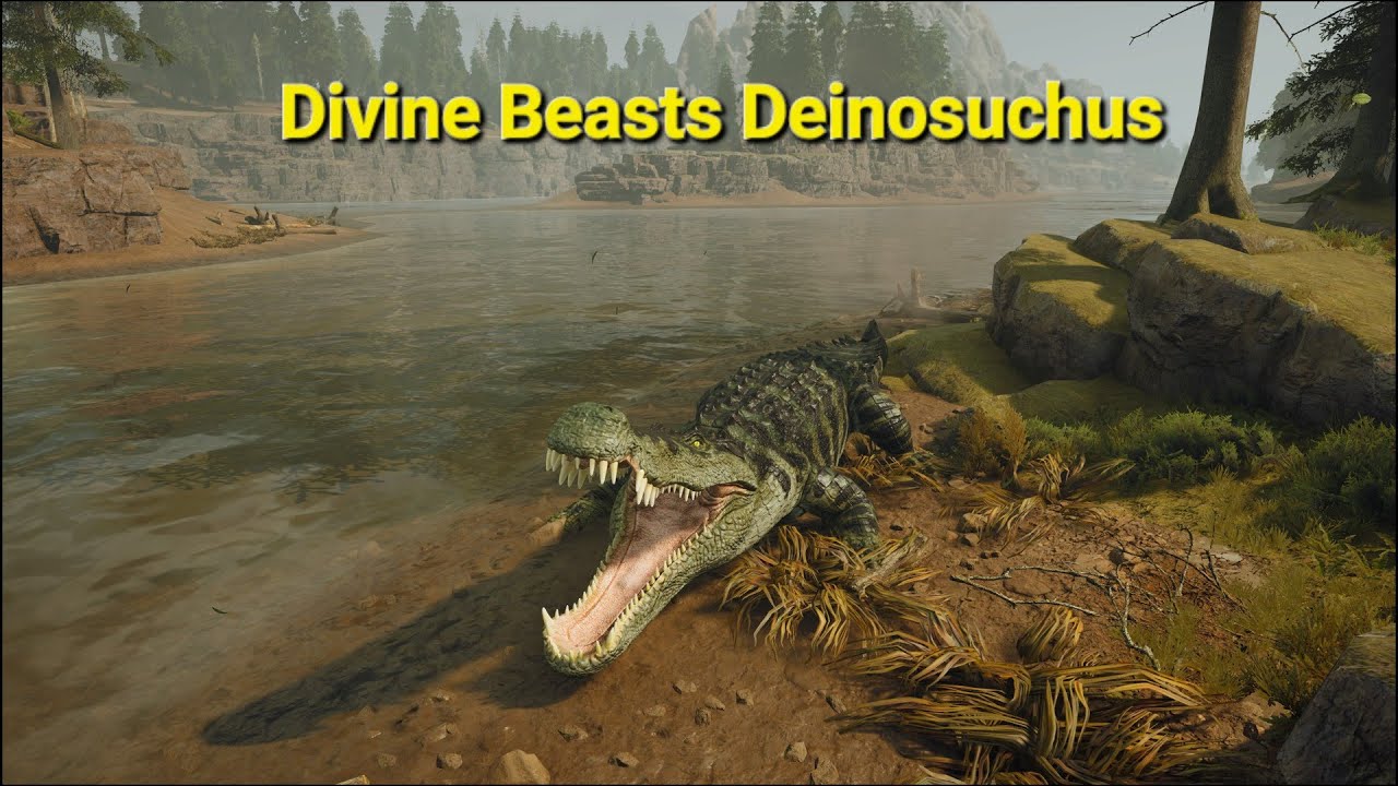 Path of Titans| Divine Beasts Deinosuchus!
