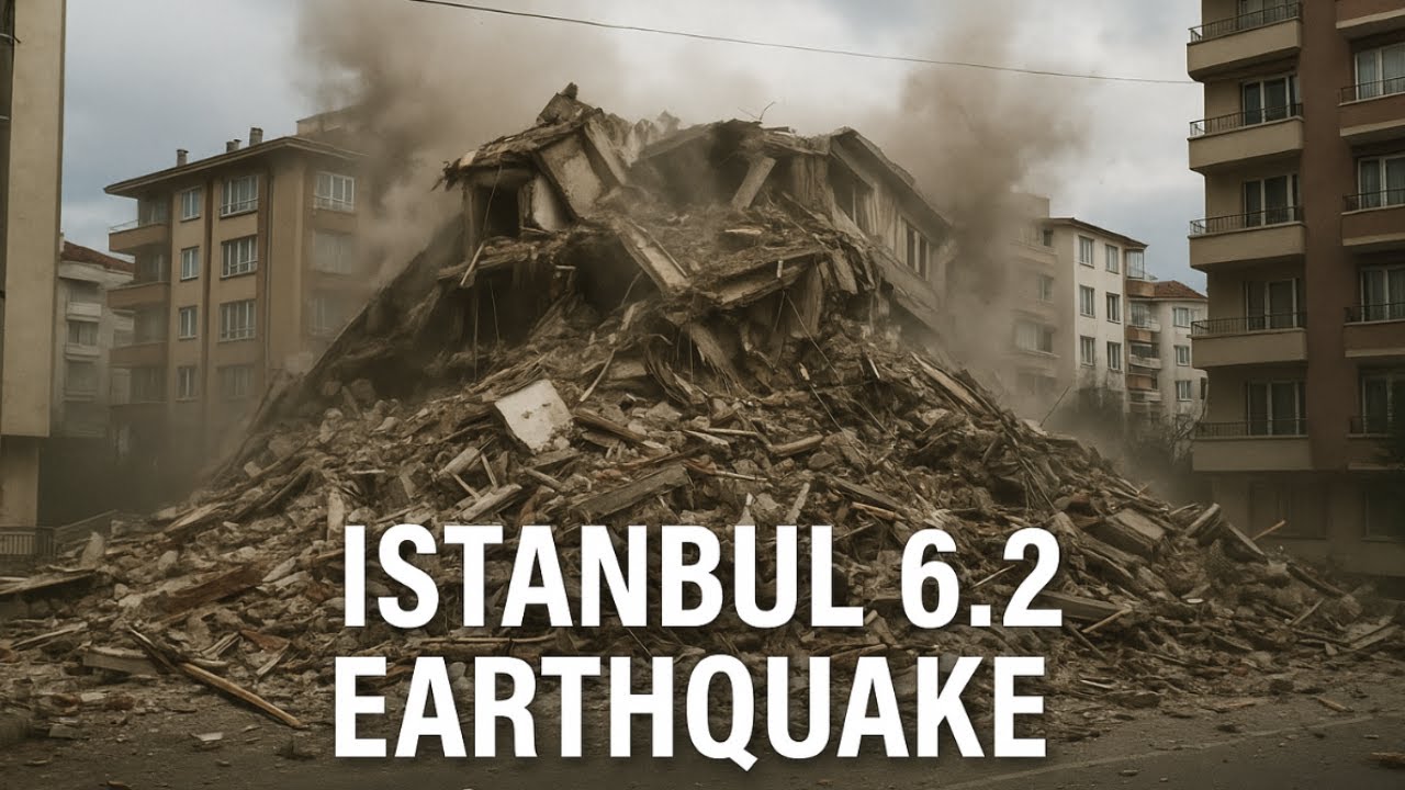 Istanbul 6.2 Earthquake: Shocking Moments Caught on Camera! (23.04.2025)