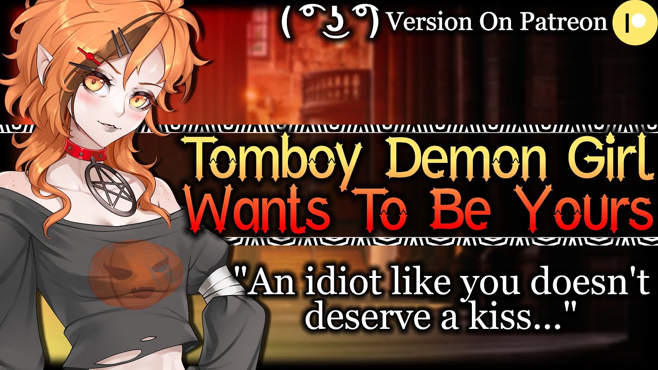 Needy Tomboy Demon Wants You All To Herself [Tsundere] | Goth Girl ASMR Roleplay /F4M/