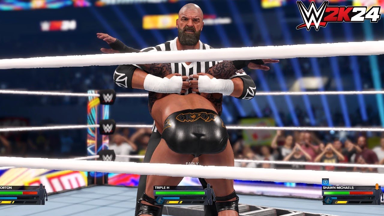 WWE 2k24 - Randy Orton vs Shawn Michaels: Special Guest Referee Triple H|SummerSlam