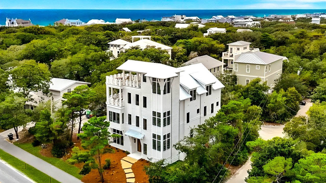 Seagrove Beach Florida Modern House Tour - Newly Built Home on 30A