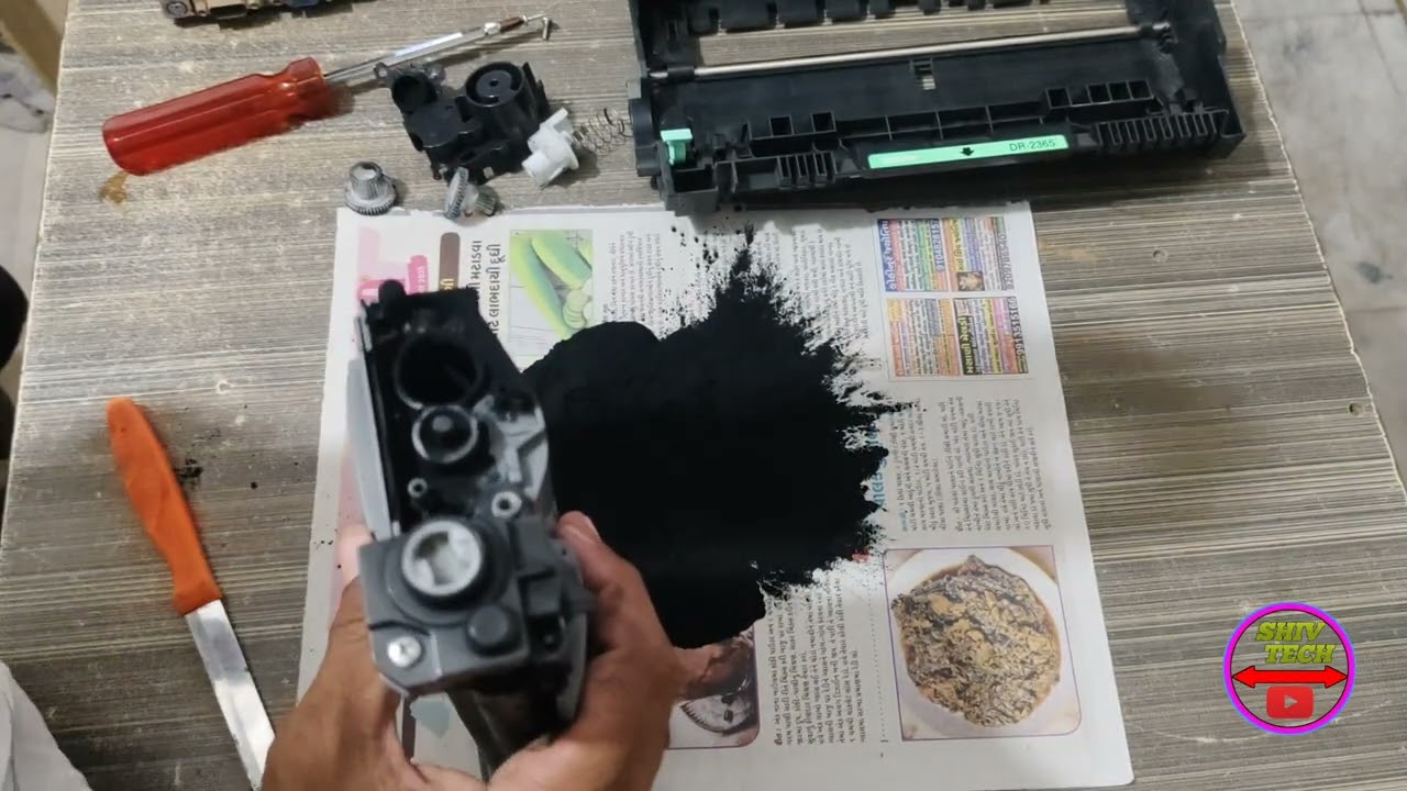 How To Rifill Cartridge Of Brother Leser Printer