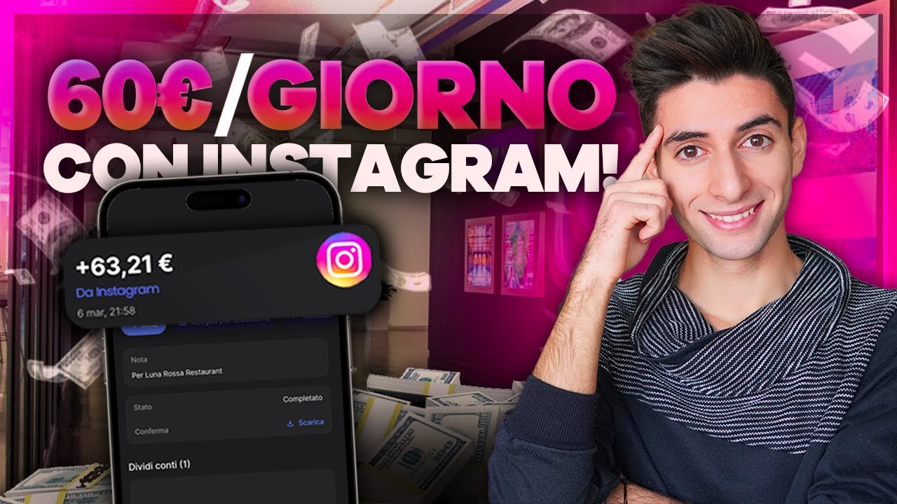 COME GUADAGNARE 60€ al GIORNO grazie ad INSTAGRAM (Step - by- Step)