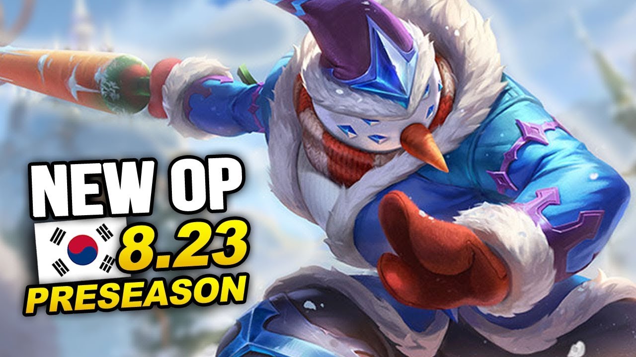 10 New OP Builds and Champs in Korea Patch 8.23 PRESEASON (League of Legends)