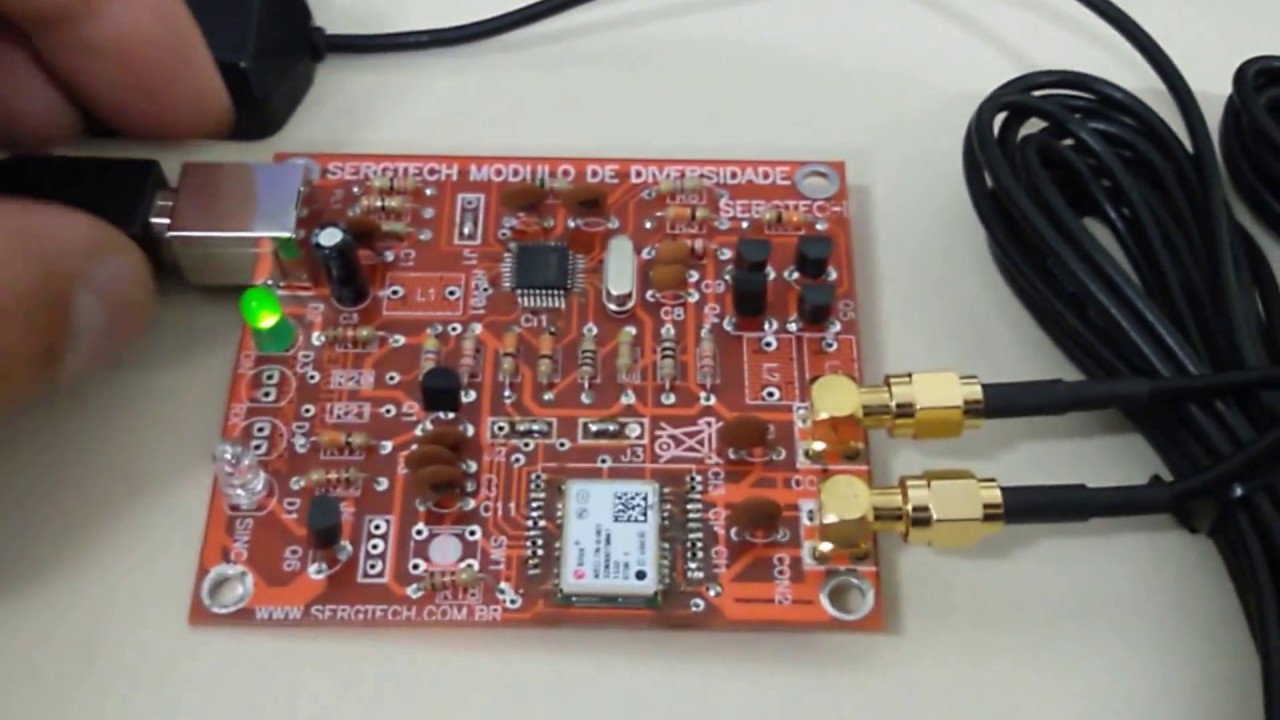 DUAS ANTENAS SOLU&Ccedil;&Atilde;O PATENTEADA MODULO DE GPS COM DIVERSIDADE INTEGRADA SERGTECH SERGTEC