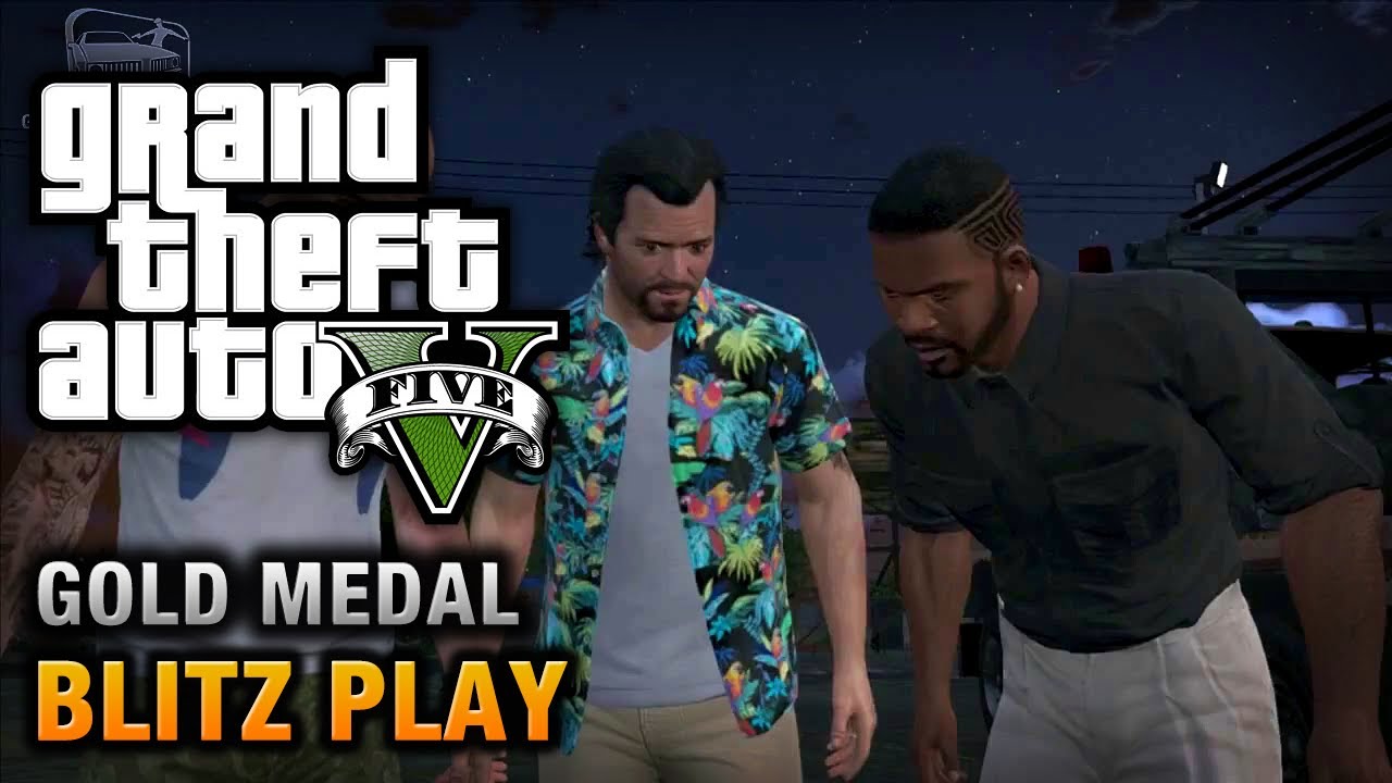 GTA 5 - Mission #39 - Blitz Play [100% Gold Medal Walkthrough]