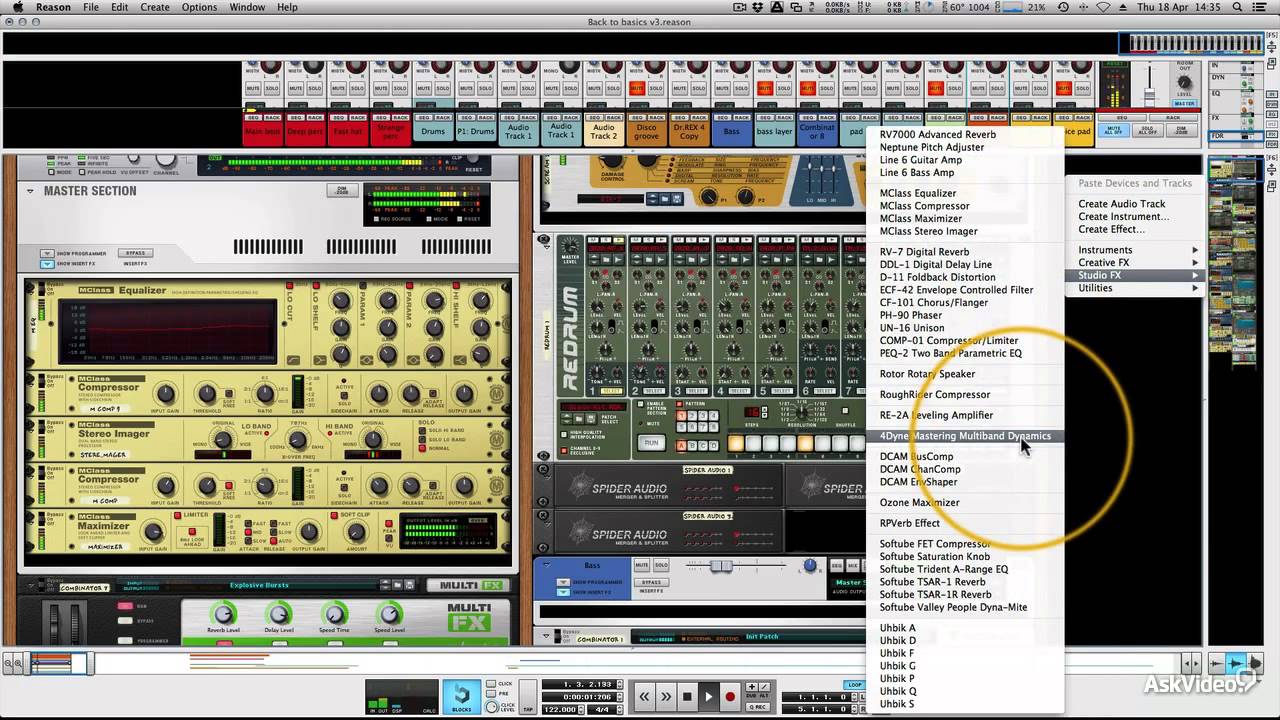 Reason 7 302: Advanced Mixing and Mastering - 27. Mastering In Reason