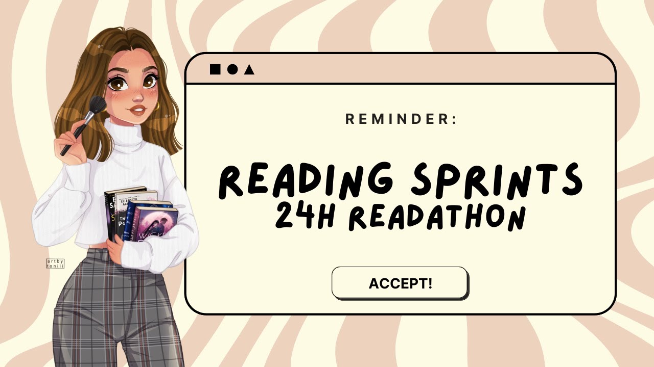 24 hour readathon reading sprints ⏰✨ read with me livestream!