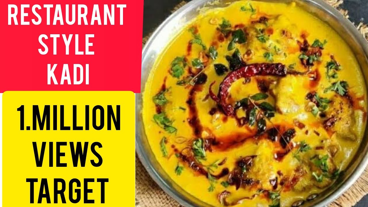 Restaurant style kadi banaye ashan trike se...@COOKING_HOME_001 