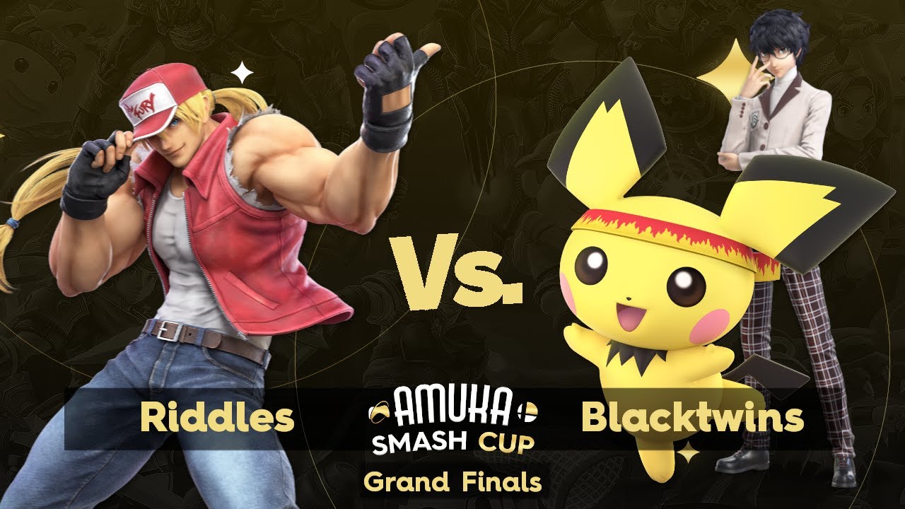 The Amuka Smash Cup - Riddles [W] (Terry) Vs. EMG | Blacktwins [L] (Pichu/Joker) Grand Finals