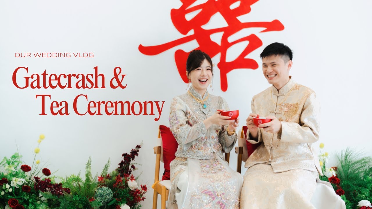 【出嫁VLOG】爆笑接親遊戲 + 敬茶儀式全記錄🧧 姊妹全力出擊新郎和兄弟被玩壞了！😂  Our chaotic Gate Crash & Tea Ceremony 🇲🇾✨