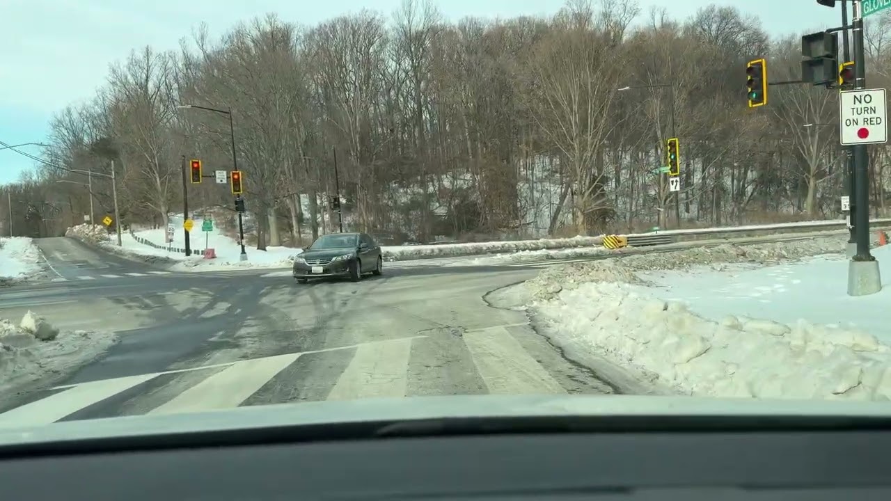 Snowy Washington D.C. ❄️ Slow Drive Through Park & City | Relaxing Jazz
