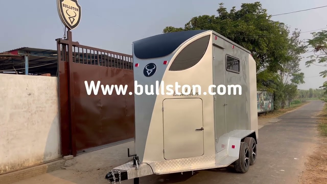 Horse trailer manufactured by bullston. India’s no1 trailer company, horse trailer in India