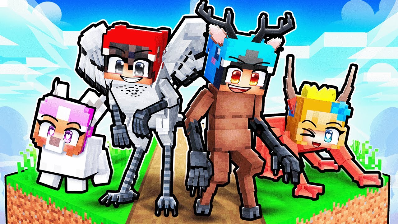 Surviving One 99 NIGHTS IN THE FOREST Block in Minecraft…