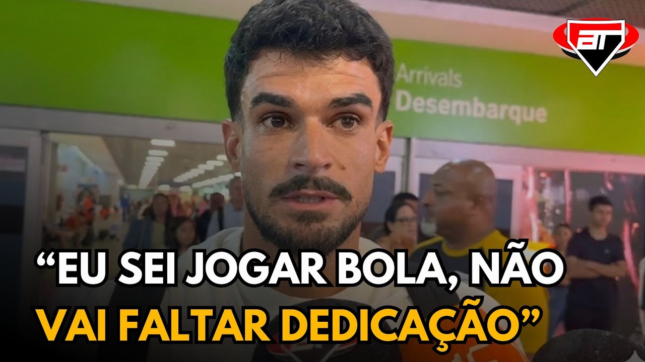 CHEGOU! CAULY DESEMBARCA PARA ASSINAR COM O SÃO PAULO!