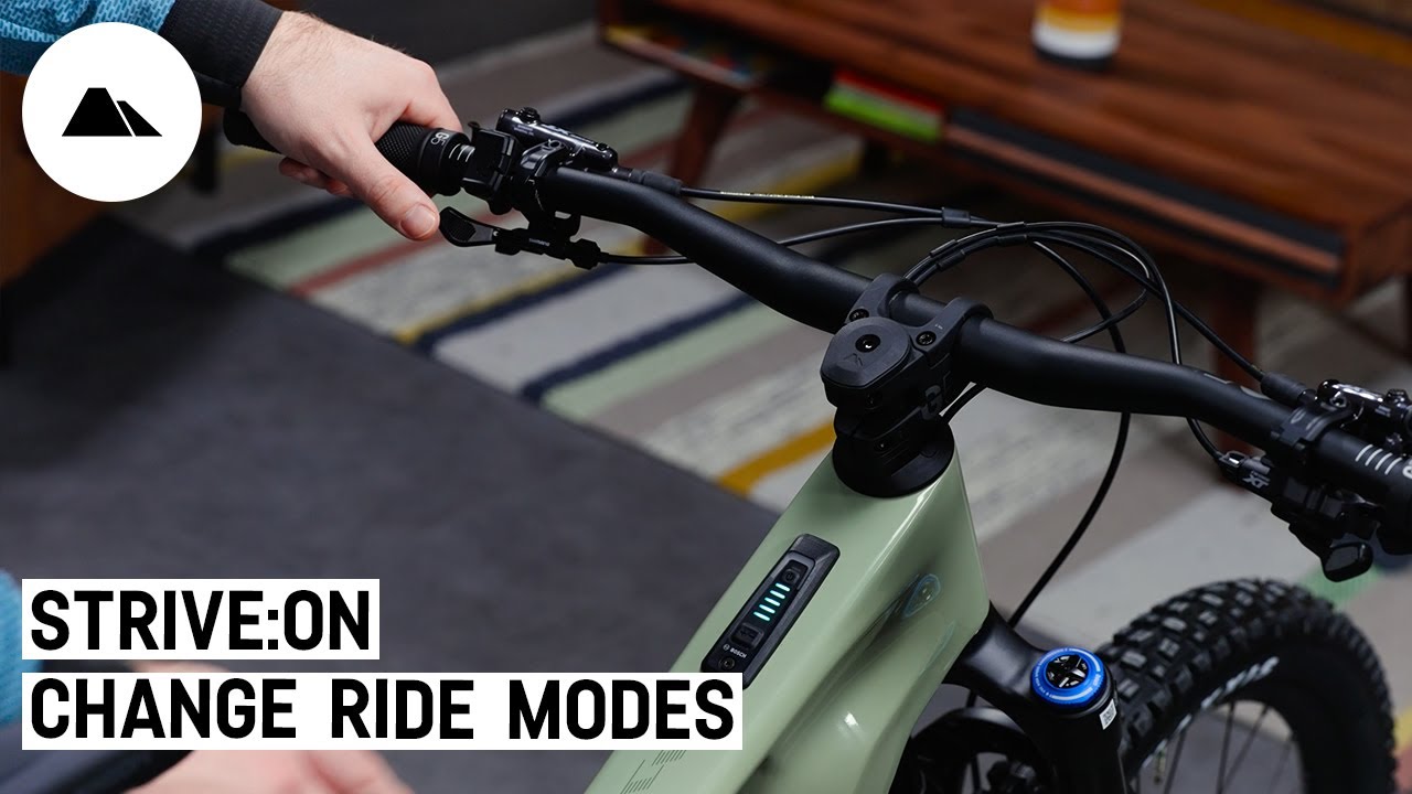 How to change your Strive:ON ride modes