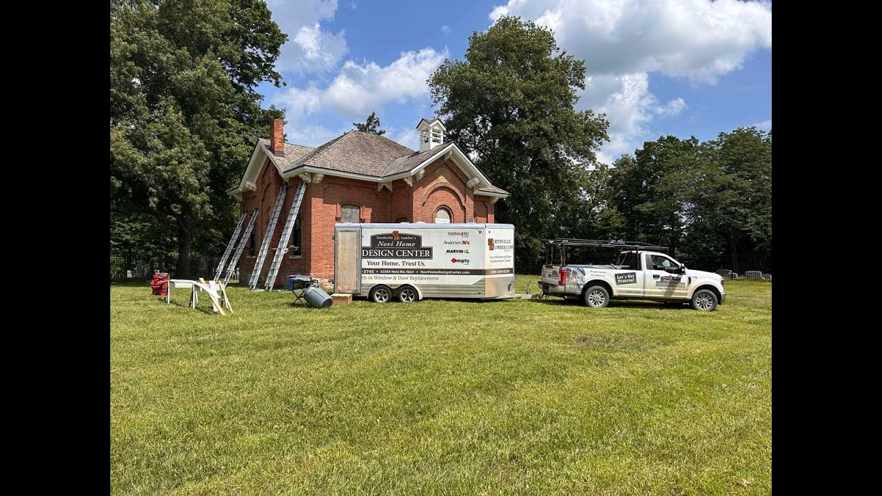 Historic Thayer School Window Replacement by Northville Lumber's Novi Home Design Center