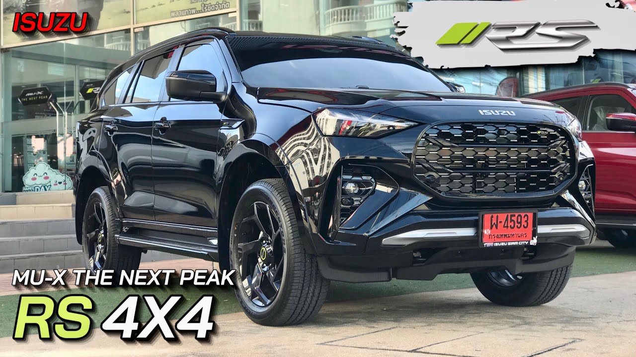 MU-X RS 4x4 2025 สีดำ ท็อปสุด! ที่หลายท่านถามหา #isuzu #mux2025 #rs
