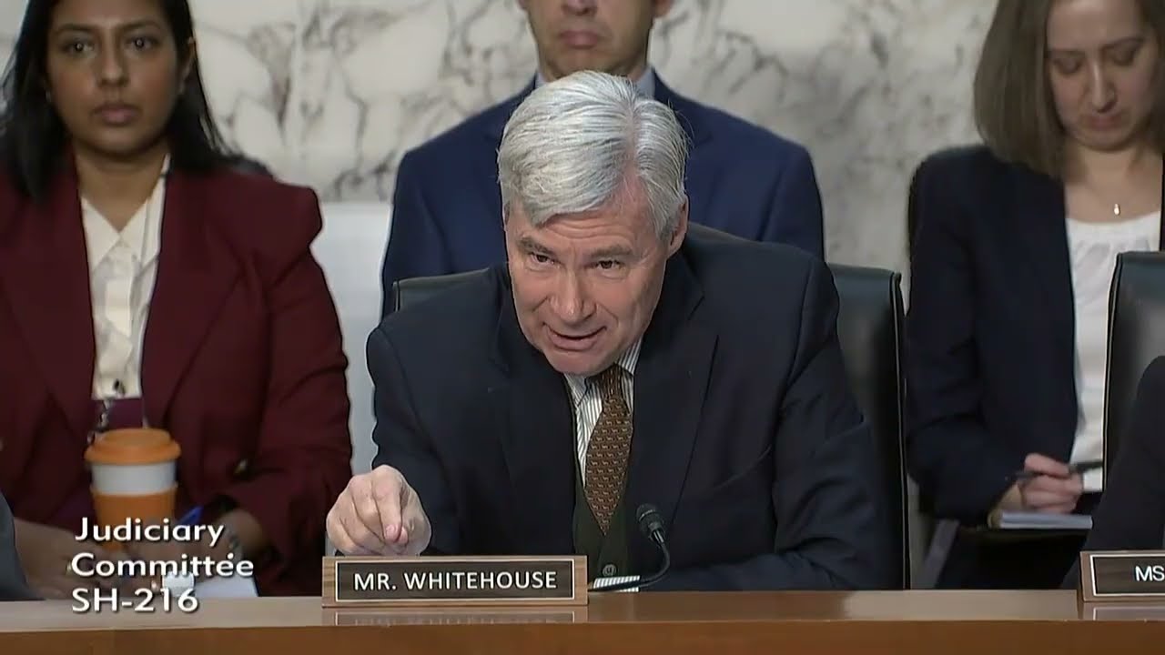 Sen. Whitehouse Questions Attorney General Nominee Pam Bondi
