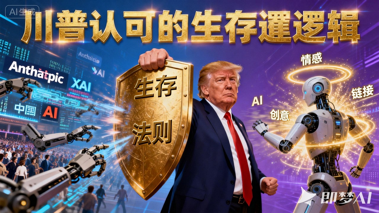 AI 失業潮來了！川普親推 AI 產業，普通人的生存機會只剩這 3 個！    #AI 失業潮 #AI 生存法則 #川普 AI 政策 #超級個體 #AI 替代危機