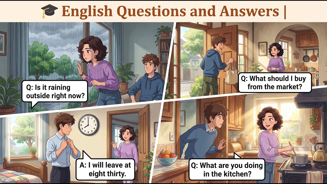 English Questions and Answers | Easy English Practice | Daily English Conversation