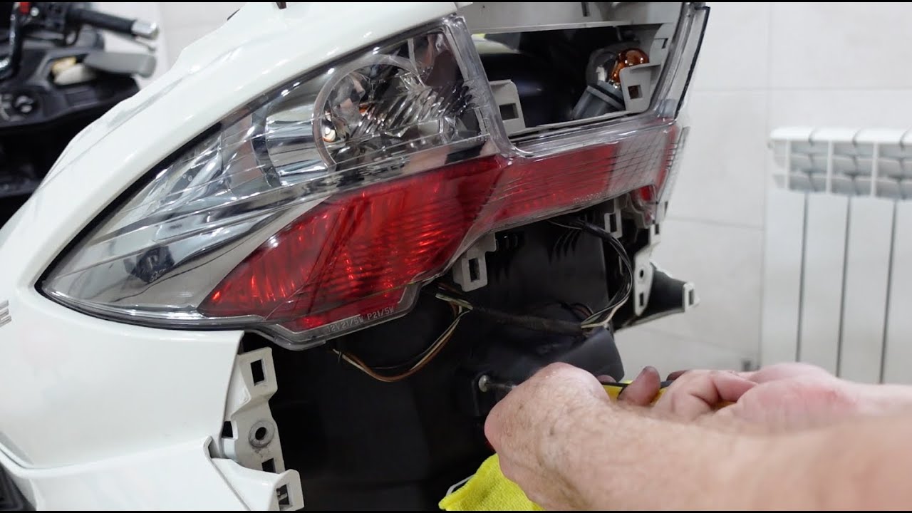 Сборка заднего пластика Suzuki Burgman/Skywave 250/400 2010-2016 г.в.