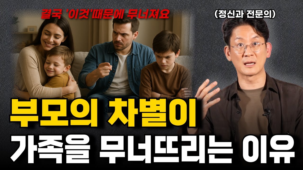 부모는 왜 한 자식만 더 사랑할까? | 부모의 차별로 가족이 무너지는 이유