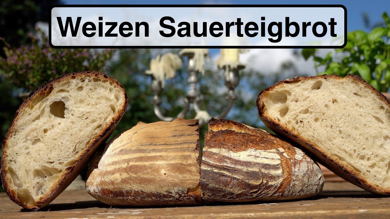 Weizen Sauerteigbrot aus dem Holzbackofen