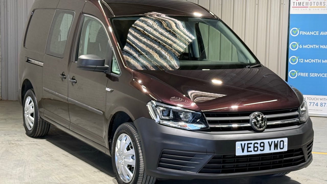 Volkswagen Caddy 2.0 TDI C20 Crew Van Double Cab 5dr Diesel DSG LWB Euro 6 - HD VIDEO WALKAROUND