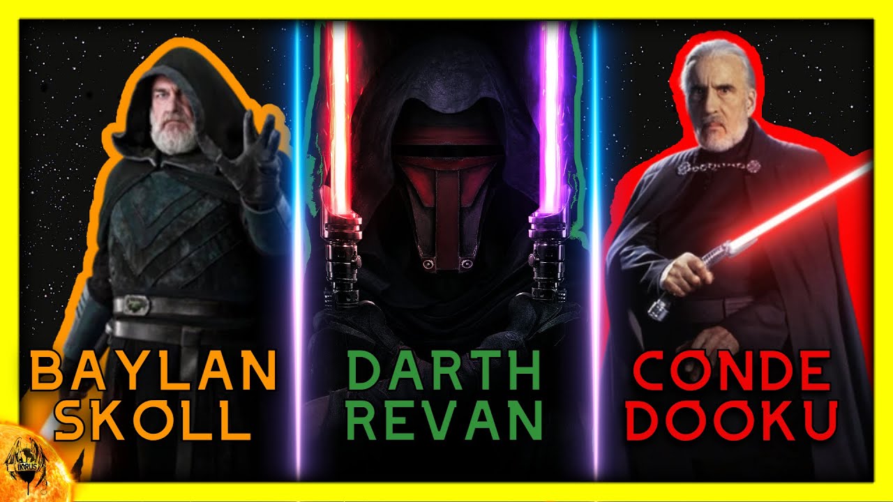 ⭐ TODOS los JEDI que cayeron al LADO OSCURO (Canon Oficial) 😱🔥 | Star Wars Canon