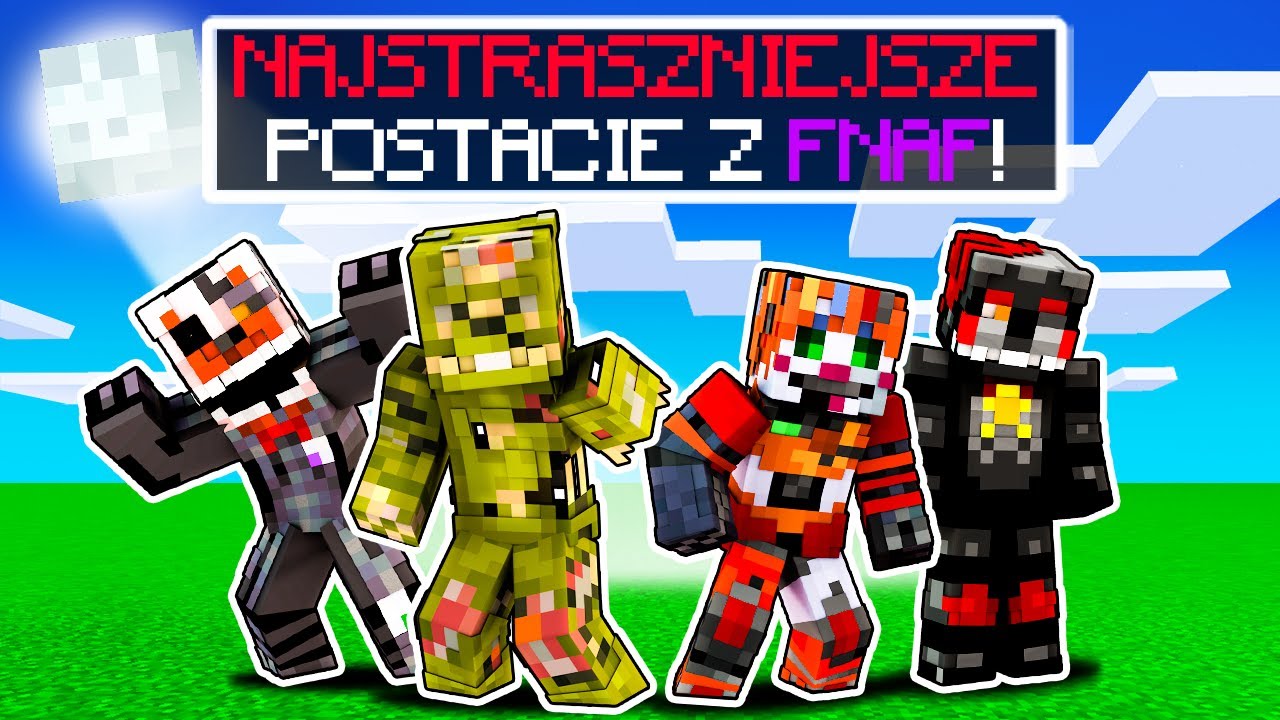 NAWIEDZIŁY NAS NAJSTRASZNIEJSZE POSTACIE Z FNAF w Minecraft!