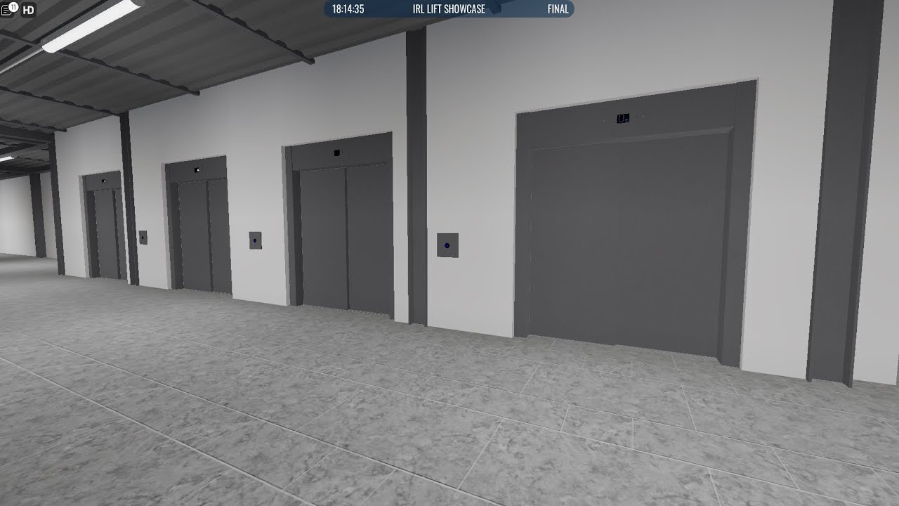 The Lifts at IRL Lift Showcase 5 in Roblox