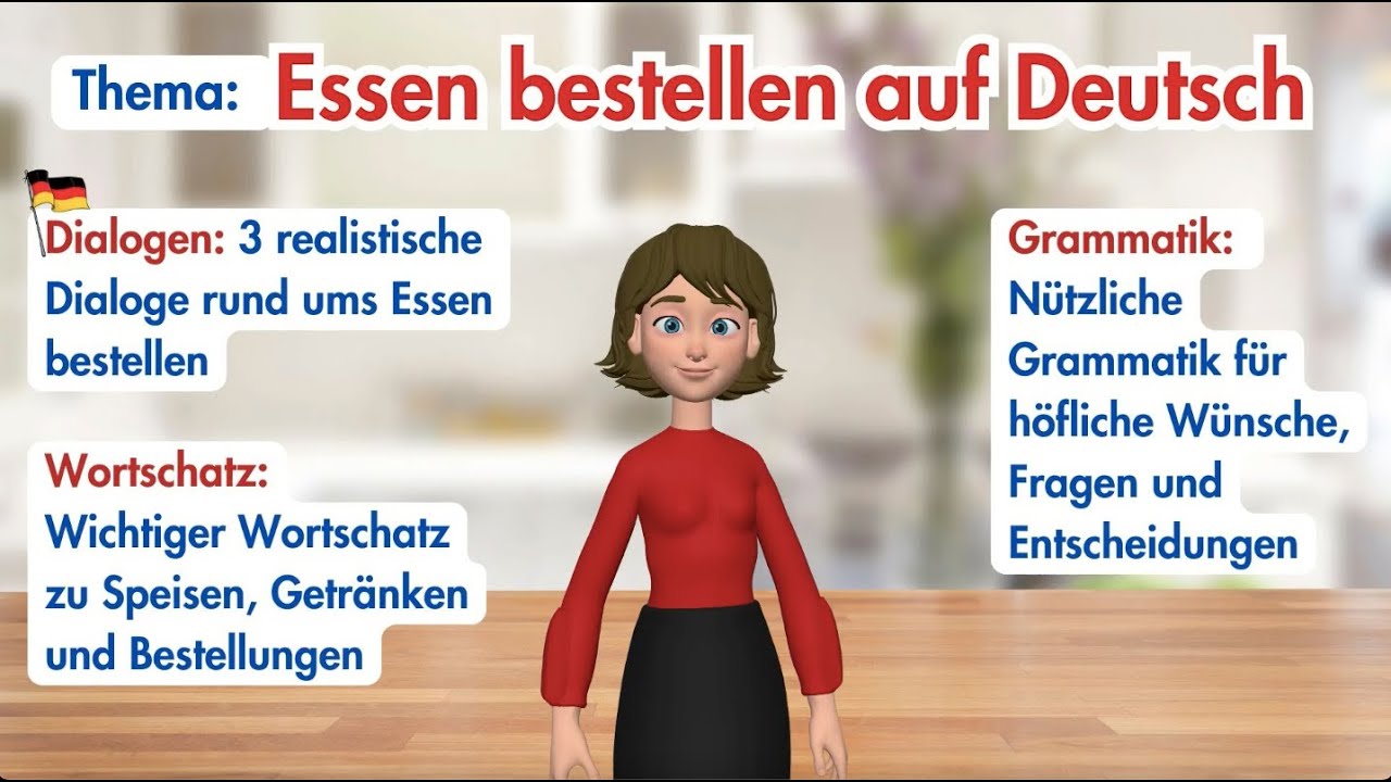 Essen bestellen | Deutsch im Restaurant & Alltag