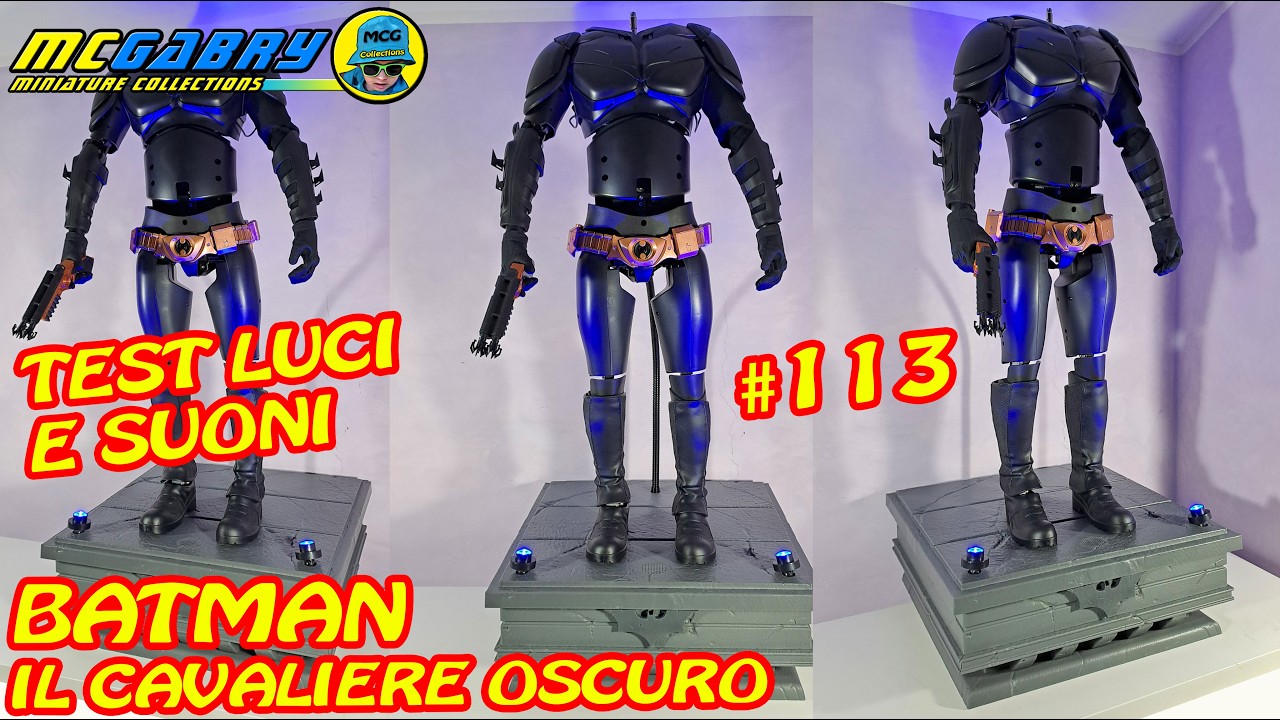 BATMAN IL CAVALIERE OSCURO HACHETTE N.113 TESTIAMO GLI EFFETTI LUMINOSI E SONORI DELLA BASE 🤩👍