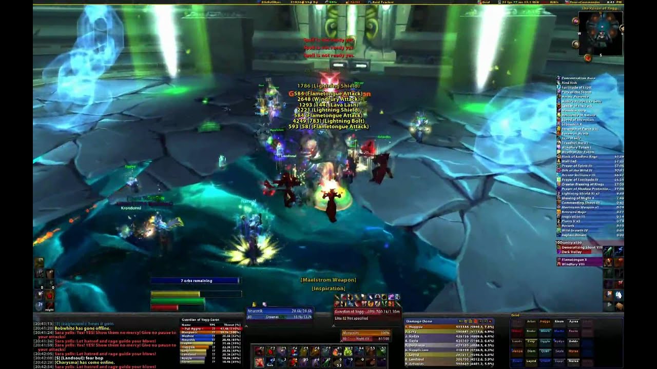 Vodka vS Yogg-saron World 2nd / US 1stkill - Part 1