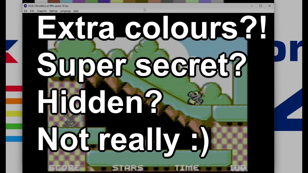 Память C64 — Дополнительные секретные скрытые цвета?
