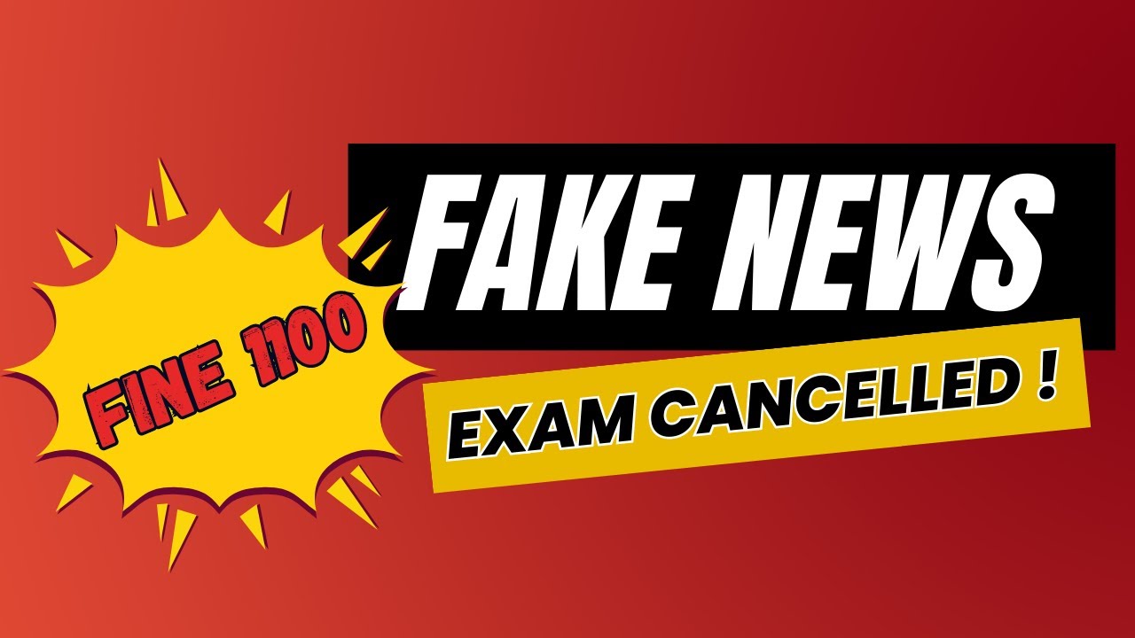 June 2023 Exam Cancelled ! Fake News | Apply Exam with Fine