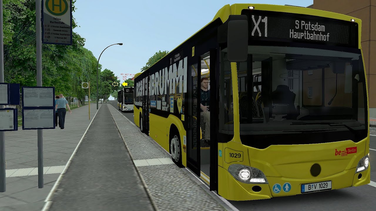 Omsi 2 Addon Berlin BRT 2013 - Route X1 Waidschänke - Bahnhof Terminus (PC)