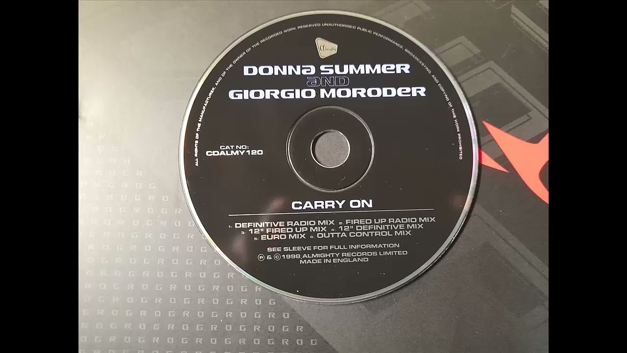 Donna Summer & Giorgio Moroder - Carry On (Outta Control Mix) Eurodance