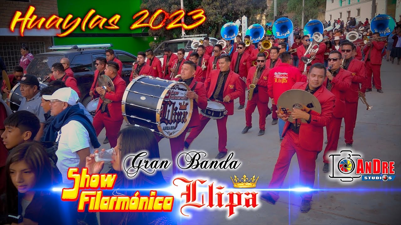 Banda SHOW FILARMÓNICA LLIPA ▶ HUAYLAS 2023 Barrio Delicados /Entrada 06 de Julio