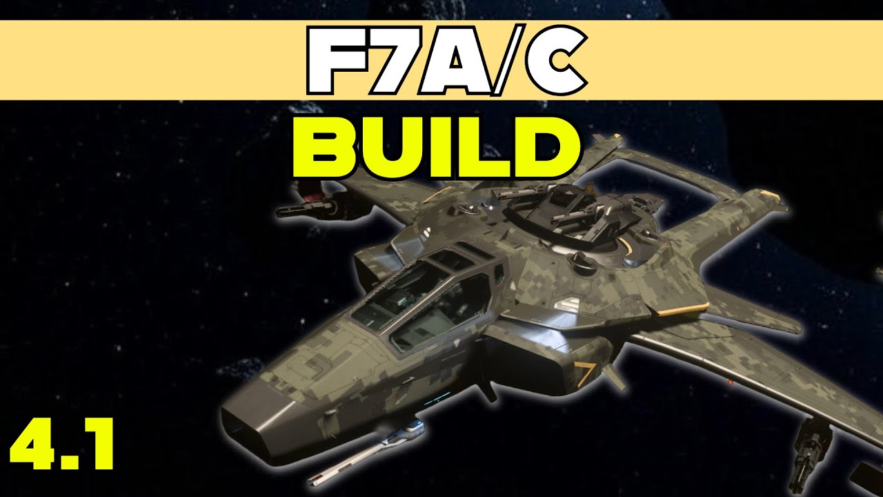 F7A - F7C MK II Hornet Ship Build Guide - Star Citizen 4.1