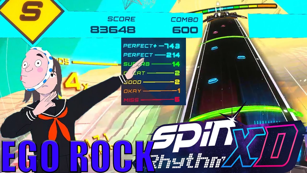 Spin Rhythm XD- Ego Rock (Long Version) (custom chart)- XD Difficulty [difficulty 60]