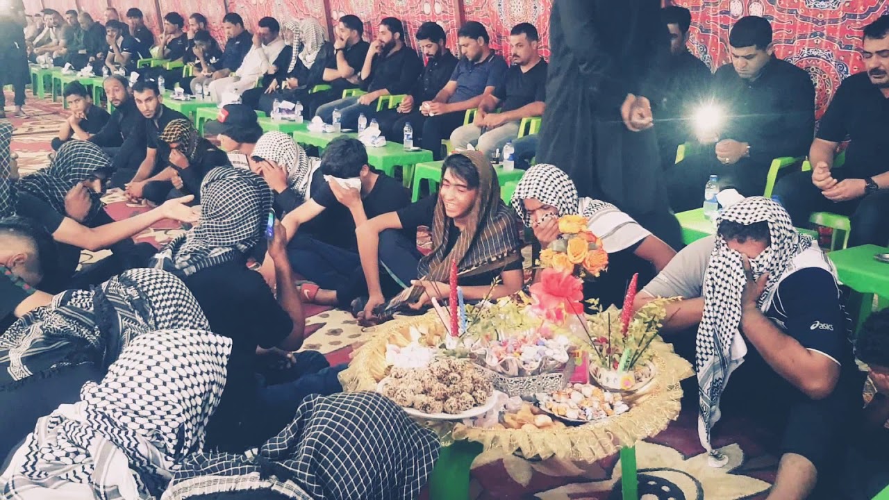 شاب بعده توه عرس قبل محرم ومات بحادث شوف شسوه مله بيهم اخوته شككو ملابسهم وعلي لمرحوم مهدي الزيرجاوي