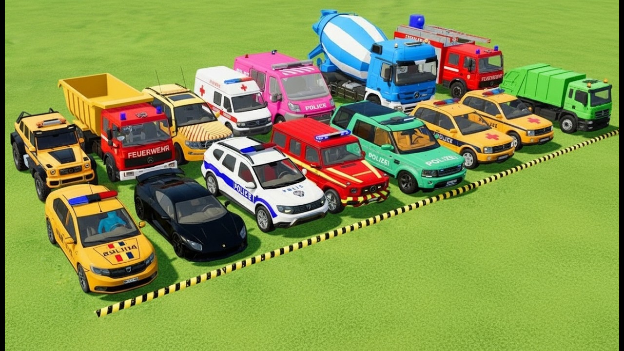 ALL Mixer Truck Mods  Garage with Colors Double Flatbed Trailers  FS22