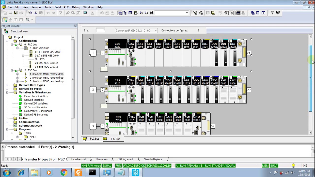 Unity Pro XL #3 Upload Project from PLC to Laptop or PC Project