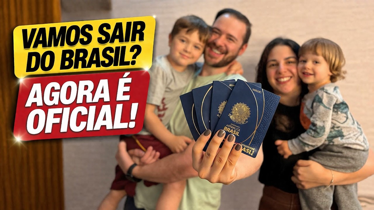 Primeiro vídeo sobre nossa Mudança de país 